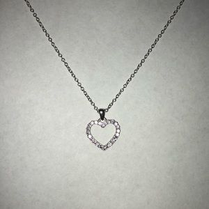 Lilac Heart Necklace